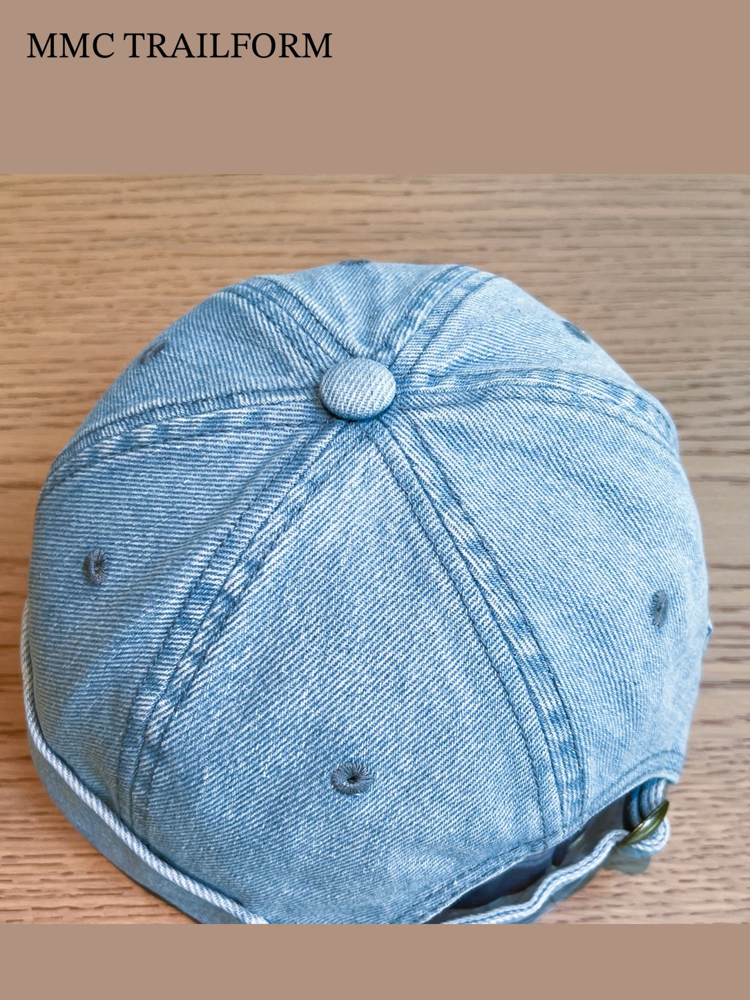 Unisex Vintage Washed Denim Baseball Cap