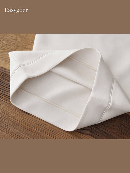 Minimalist Air-Layer Crewneck Sweatshirt
