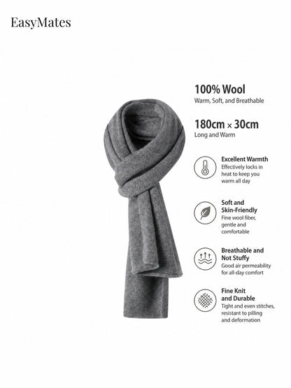 Cashmere Knit Scarf