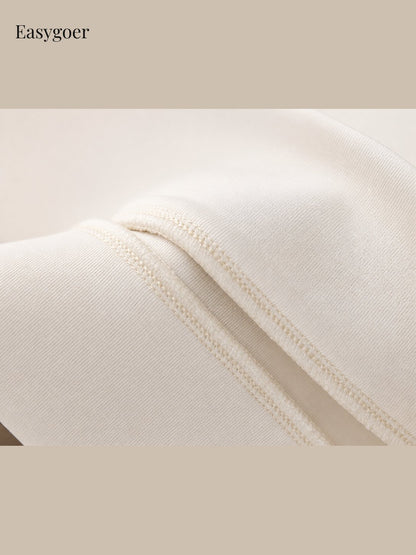 Minimalist Air-Layer Crewneck Sweatshirt