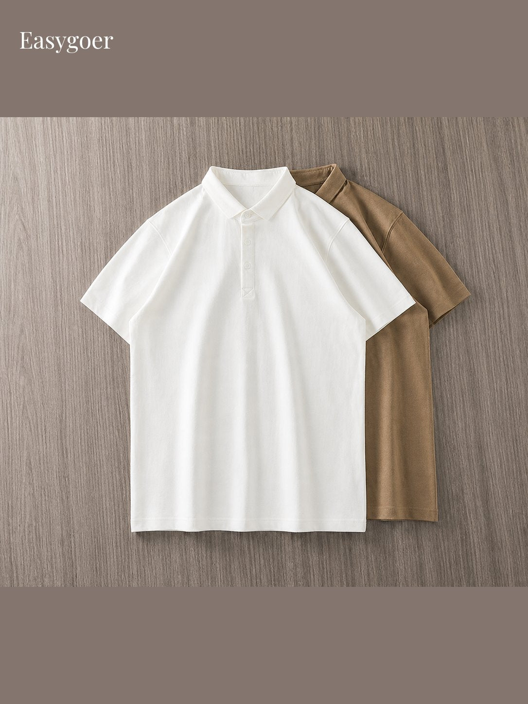 320G Heavyweight Cotton Short-Sleeve Polo Shirt