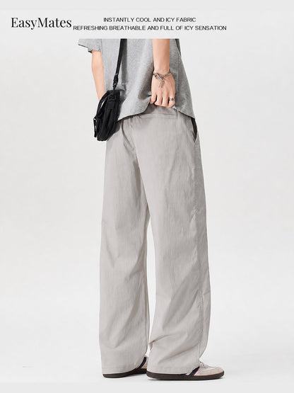 Men's Straight‑Leg Casual Pants