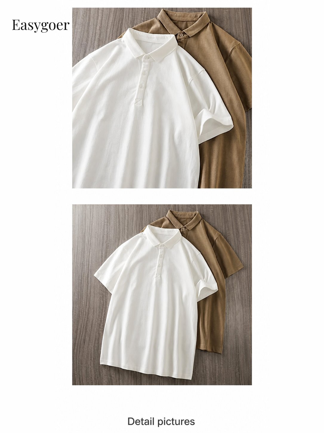 320G Heavyweight Cotton Short-Sleeve Polo Shirt