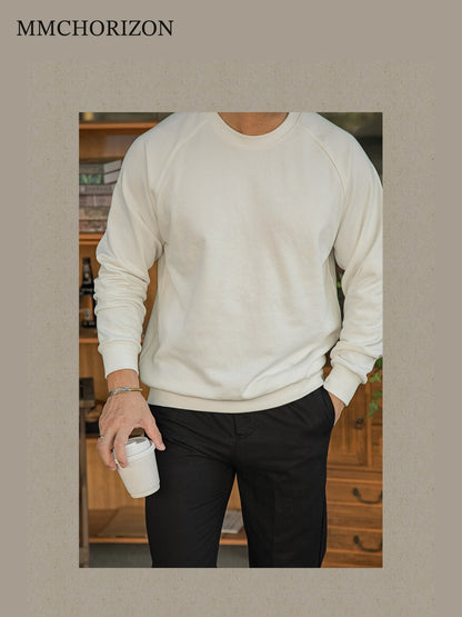Men's Vintage Raglan Crewneck Sweatshirt