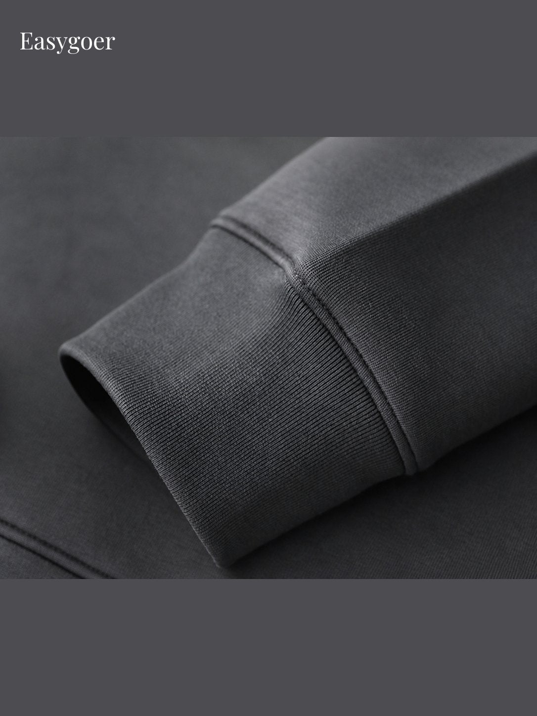 Minimalist Air-Layer Crewneck Sweatshirt