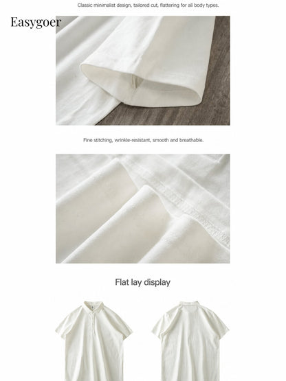 320G Heavyweight Cotton Short-Sleeve Polo Shirt