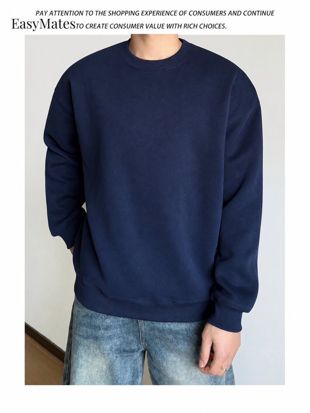 Cleanfit Heavyweight 420g Crew Neck Sweatshirt