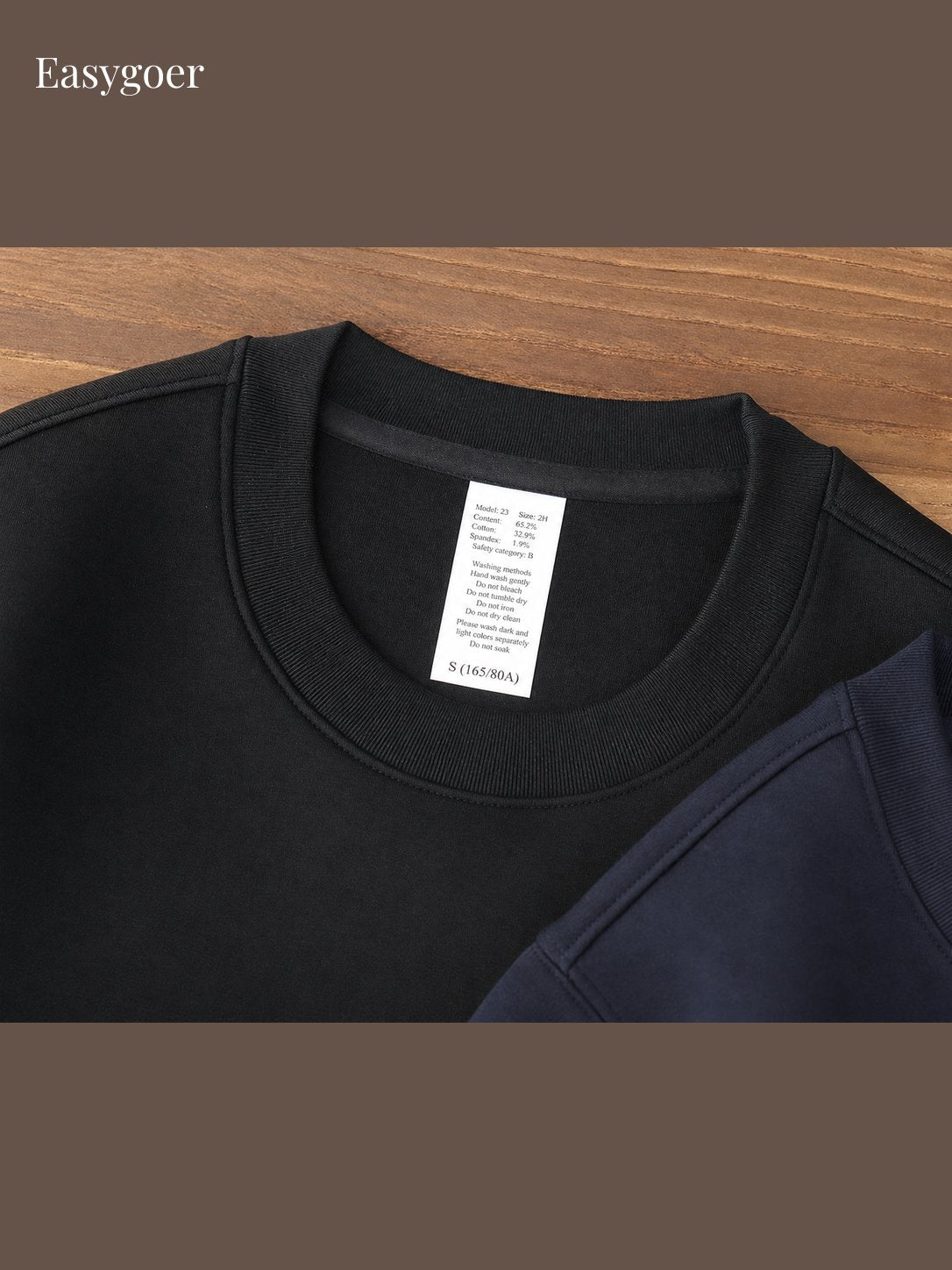 Minimalist Air-Layer Crewneck Sweatshirt