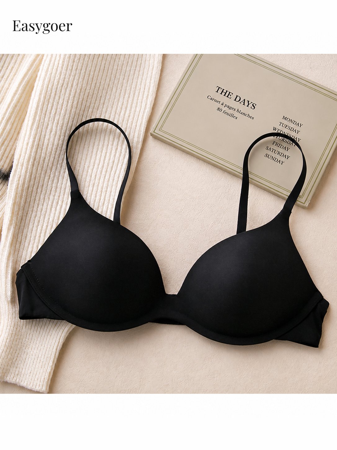 Seamless Wireless Push-Up Bra