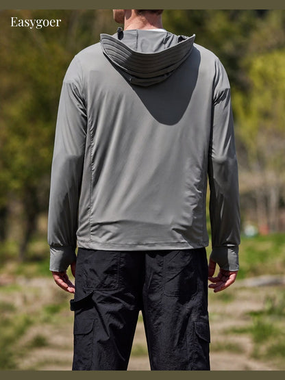 Lightweight Hooded Sun Protection Jacket