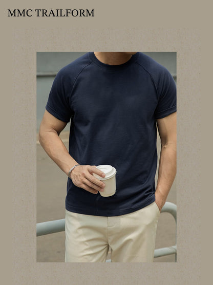 Men's Heavyweight Raglan Cotton T-Shirt