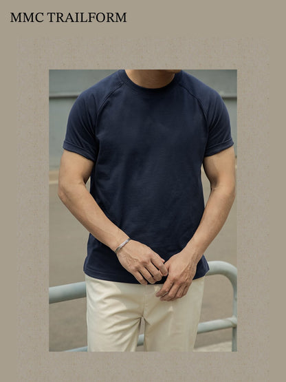Men's Heavyweight Raglan Cotton T-Shirt