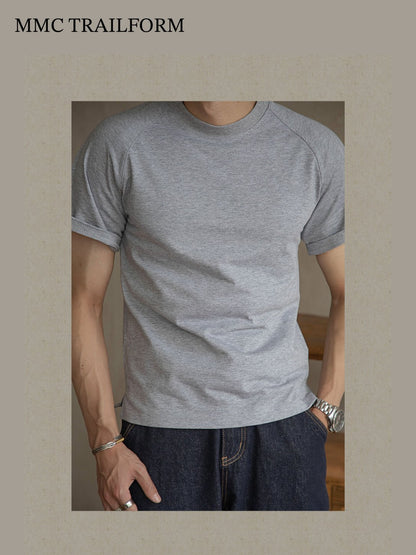 Men's Heavyweight Raglan Cotton T-Shirt