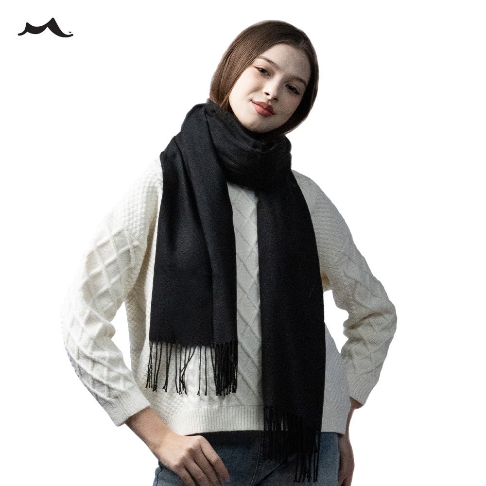 Long Lightweight Soft Scarf Large Shawl Wrap Cotton Blend Scarves