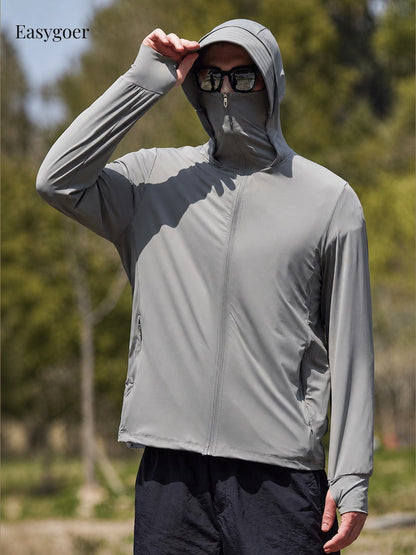 Lightweight Hooded Sun Protection Jacket