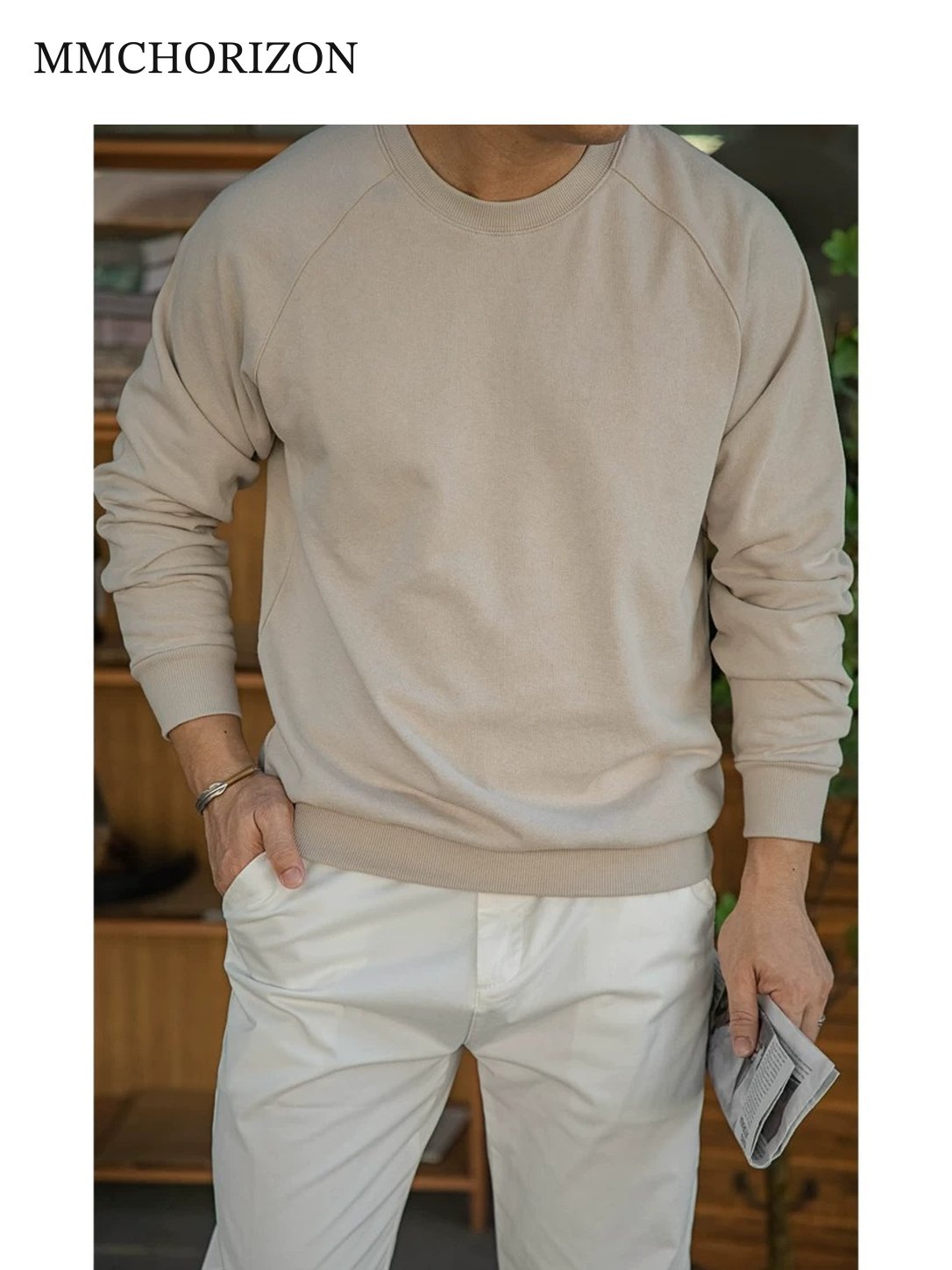 Men's Vintage Raglan Crewneck Sweatshirt