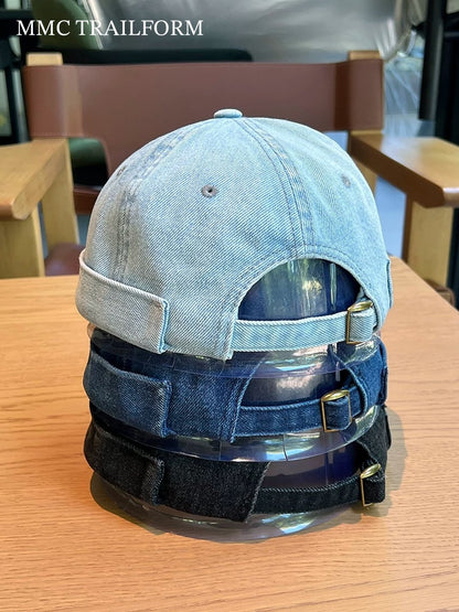 Unisex Vintage Washed Denim Baseball Cap