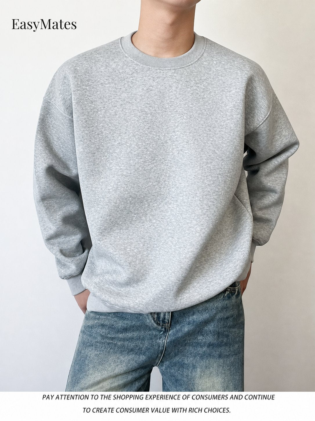 Cleanfit Heavyweight 420g Crew Neck Sweatshirt