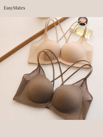 Women's Front‑Closure Wireless Bra