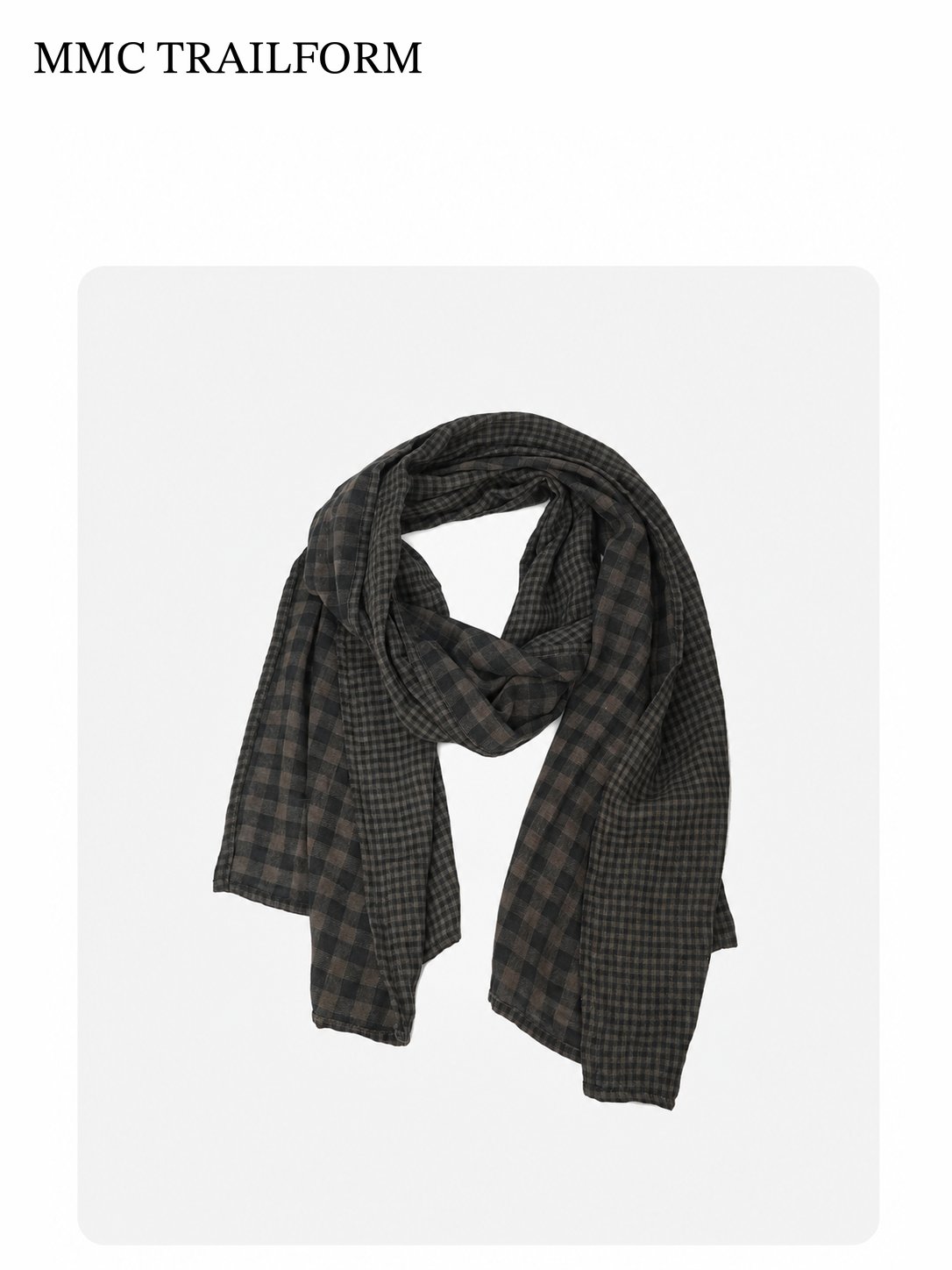 Unisex Vintage Checkered Lightweight Scarf