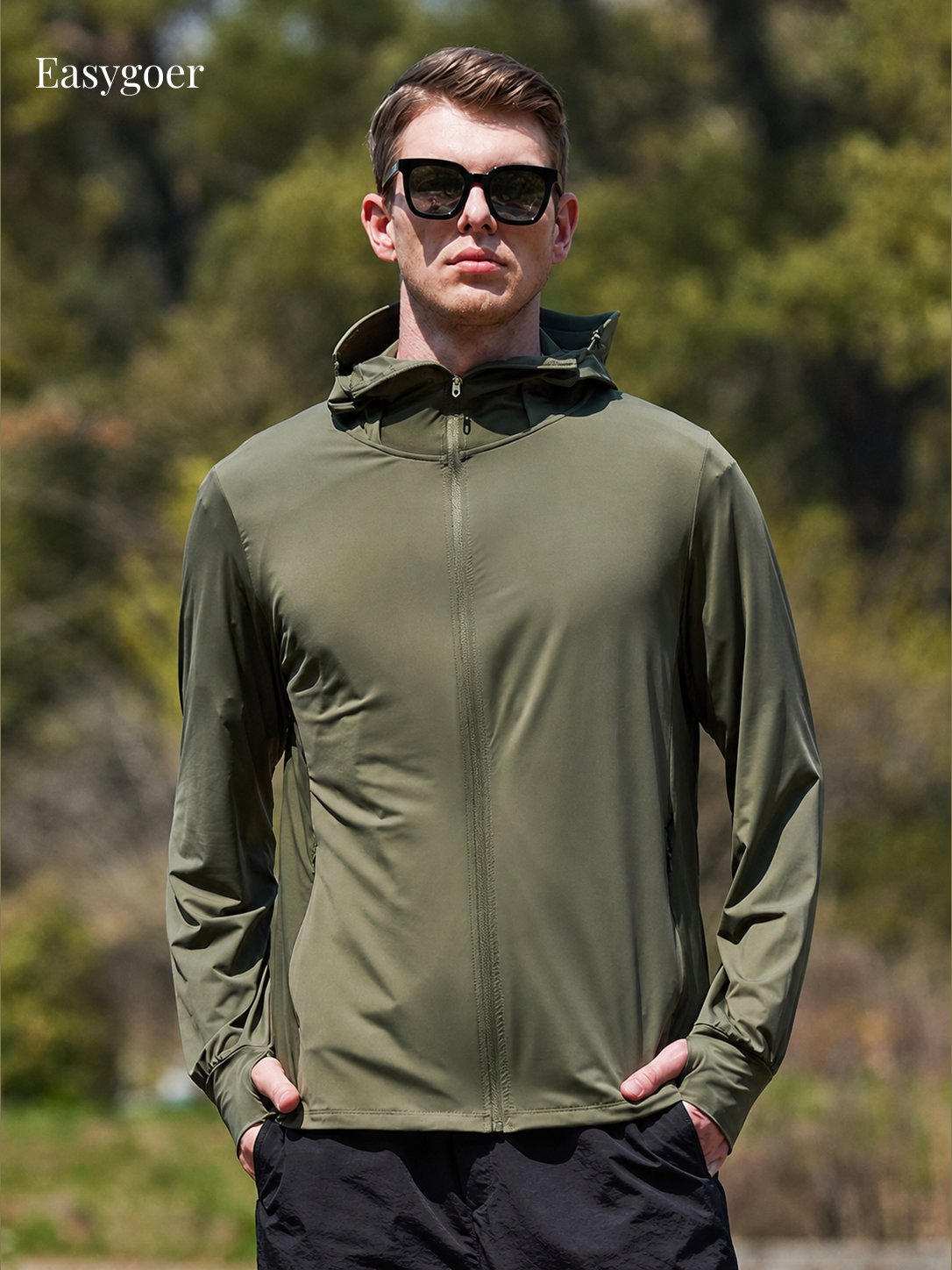 Lightweight Hooded Sun Protection Jacket