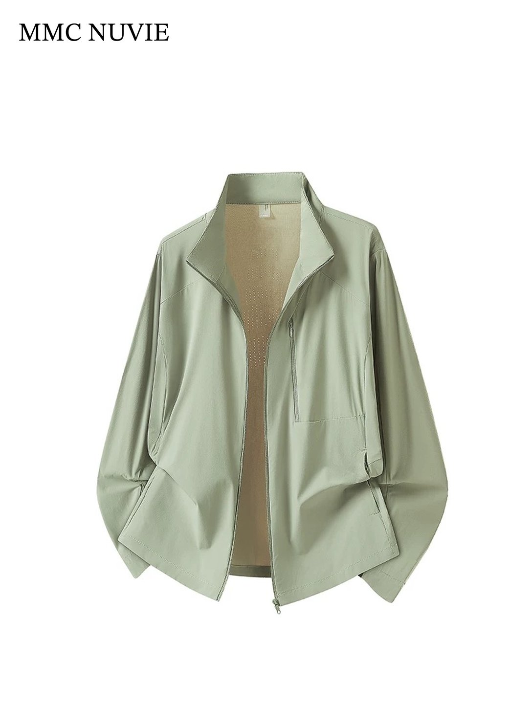 Unisex Lightweight Stand Collar Sun Protection Jacket