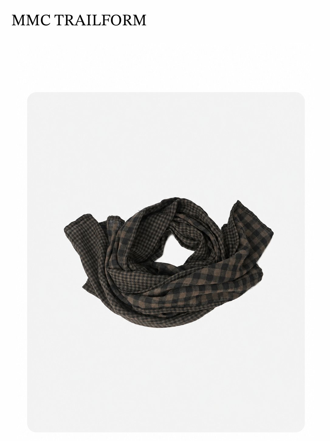 Unisex Vintage Checkered Lightweight Scarf
