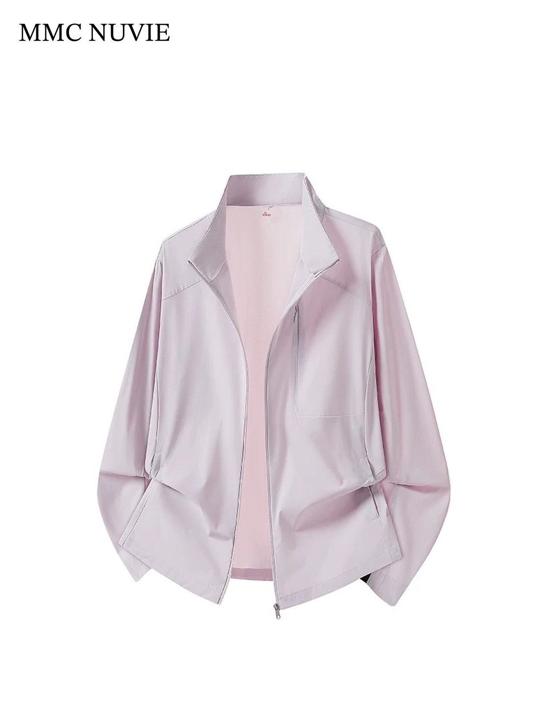 Unisex Lightweight Stand Collar Sun Protection Jacket