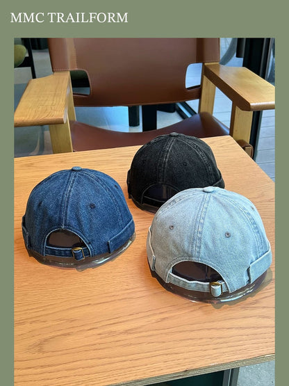Unisex Vintage Washed Denim Baseball Cap