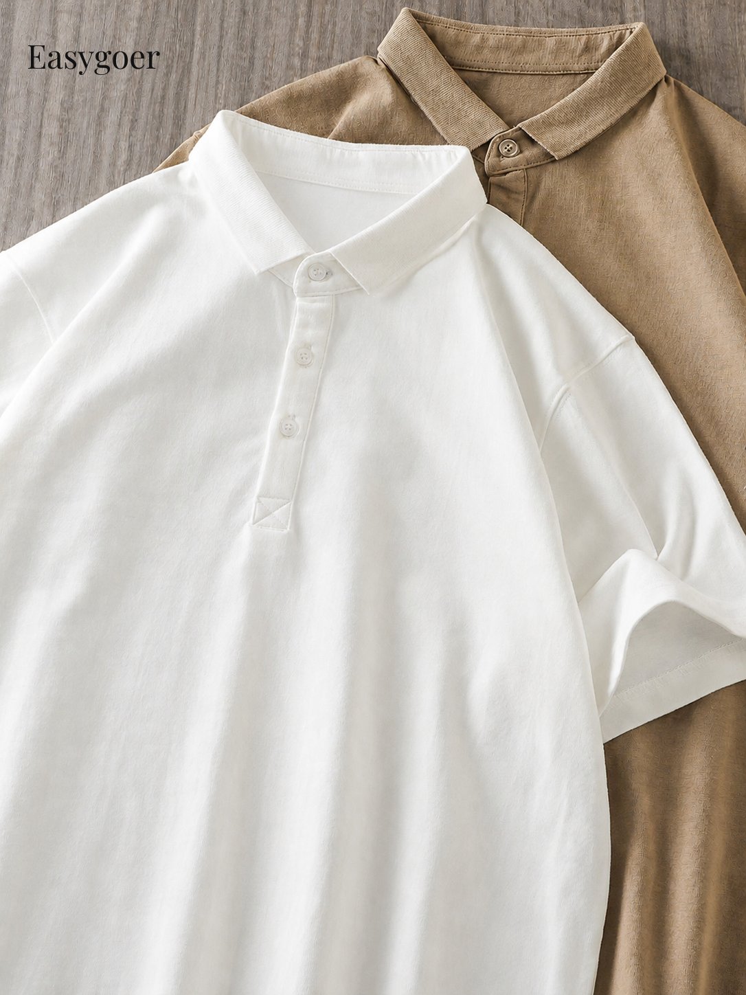 320G Heavyweight Cotton Short-Sleeve Polo Shirt