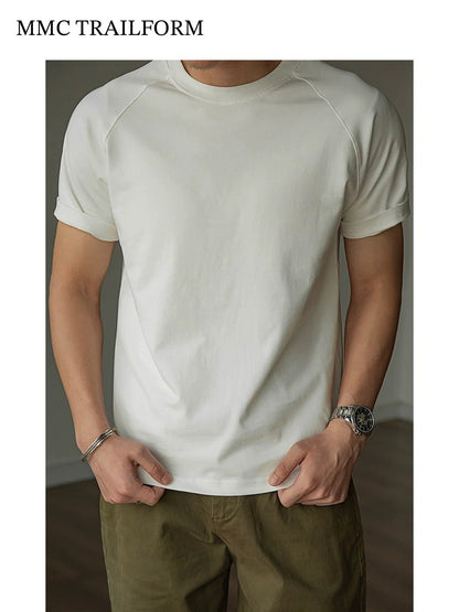 Men's Heavyweight Raglan Cotton T-Shirt