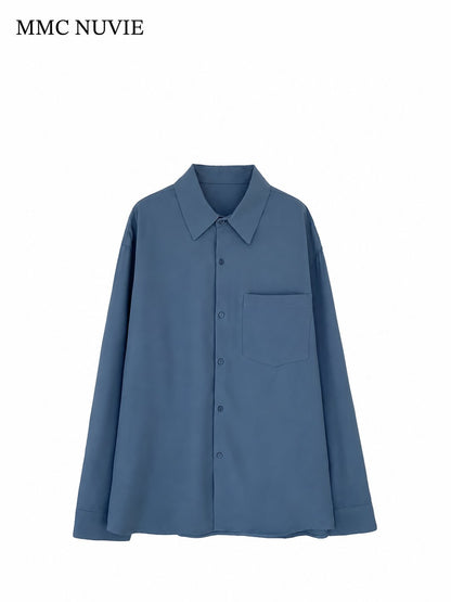 Men's Relaxed Silky Long Sleeve Shirt