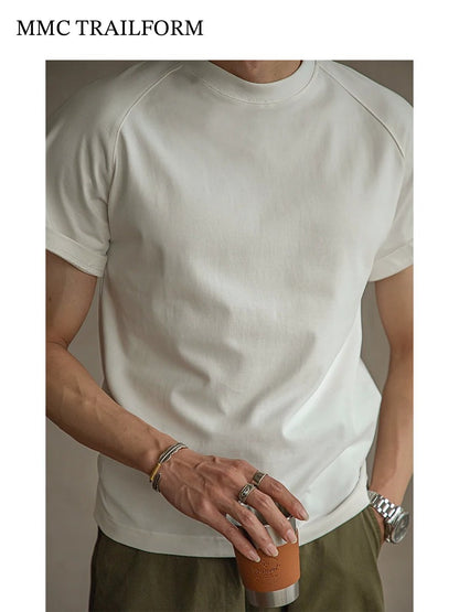 Men's Heavyweight Raglan Cotton T-Shirt