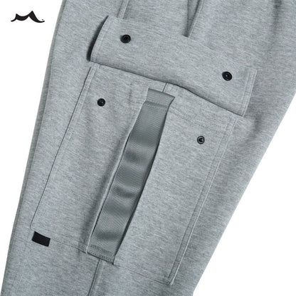 Mens Casual Cargo Joggers Pants Elastic Waist Drawstring Stretch Relaxed Fit Work Pants Tapered Sweatpants