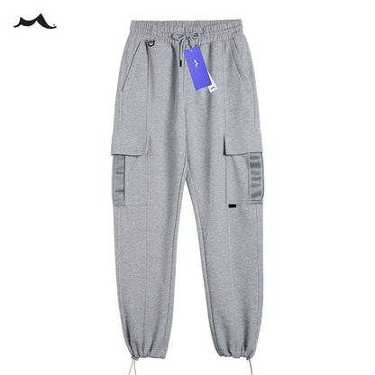 Mens Casual Cargo Joggers Pants Elastic Waist Drawstring Stretch Relaxed Fit Work Pants Tapered Sweatpants