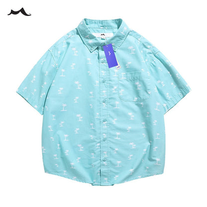 Men's Hawaiian Shirt Short Sleeves Printed Summer Shirts