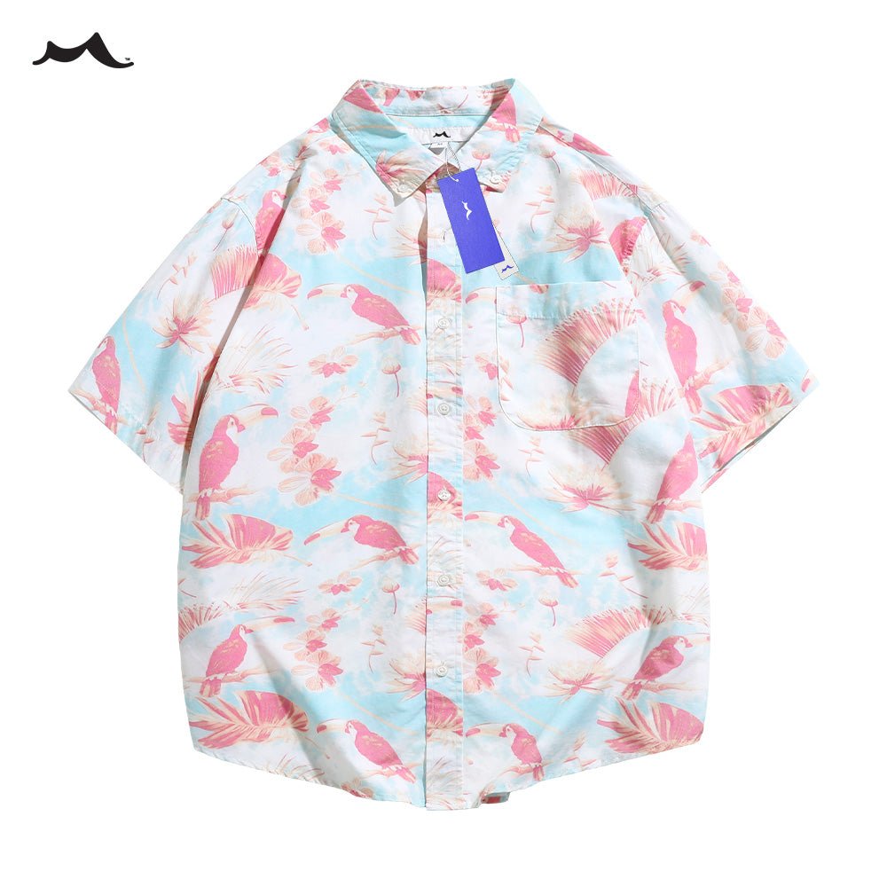 Men's Hawaiian Shirt Short Sleeves Printed Summer Shirts