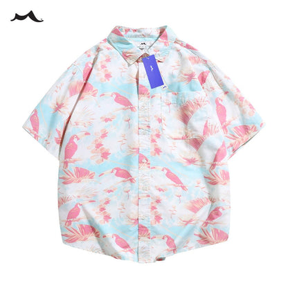 Men's Hawaiian Shirt Short Sleeves Printed Summer Shirts