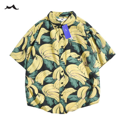 Men's Hawaiian Shirt Short Sleeves Printed Summer Shirts