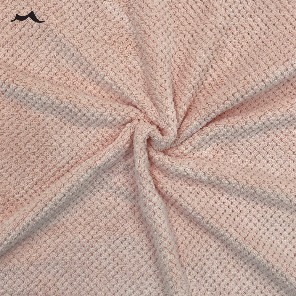 Men's Hooded Fleece Bathrobe Plush Long Spa Robe