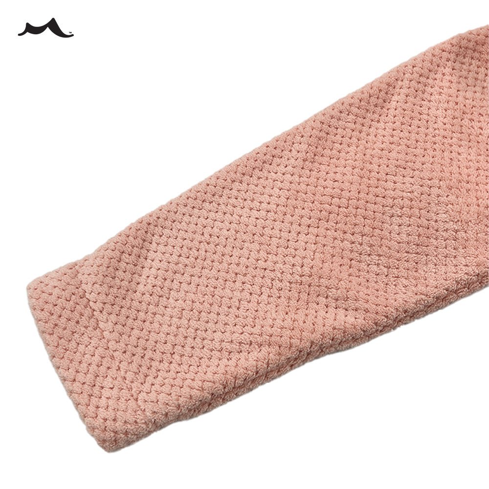 Men's Hooded Fleece Bathrobe Plush Long Spa Robe