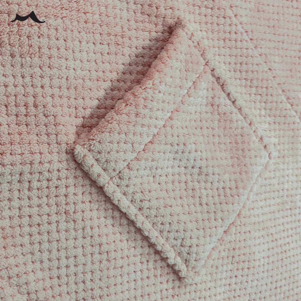 Men's Hooded Fleece Bathrobe Plush Long Spa Robe