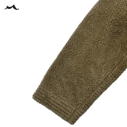 Men's Hooded Fleece Bathrobe Plush Long Spa Robe