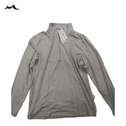 Men's Quick - Dry Active Sports Shirts Quarter Zip Long Sleeve Running Pullover Tops Outdoor Sweatshirt