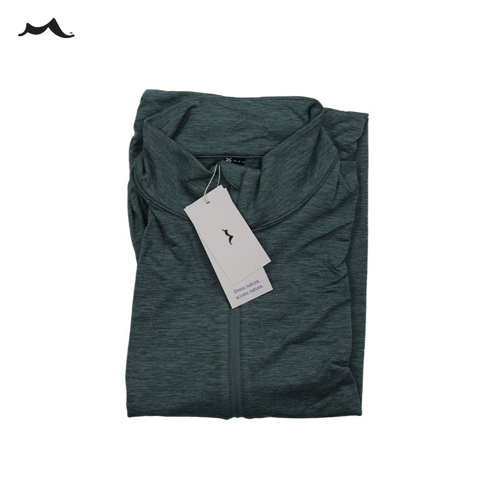 Men's Quick - Dry Active Sports Shirts Quarter Zip Long Sleeve Running Pullover Tops Outdoor Sweatshirt