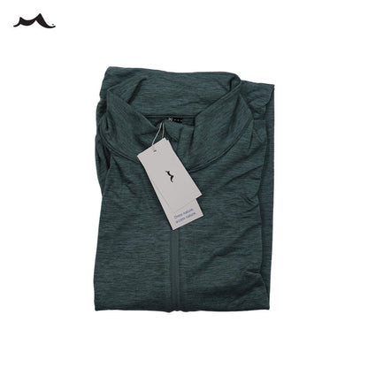 Men's Quick - Dry Active Sports Shirts Quarter Zip Long Sleeve Running Pullover Tops Outdoor Sweatshirt