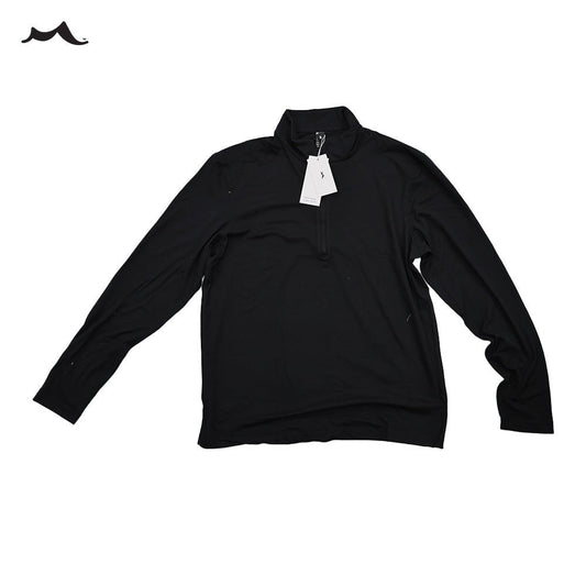 Men's Quick - Dry Active Sports Shirts Quarter Zip Long Sleeve Running Pullover Tops Outdoor Sweatshirt