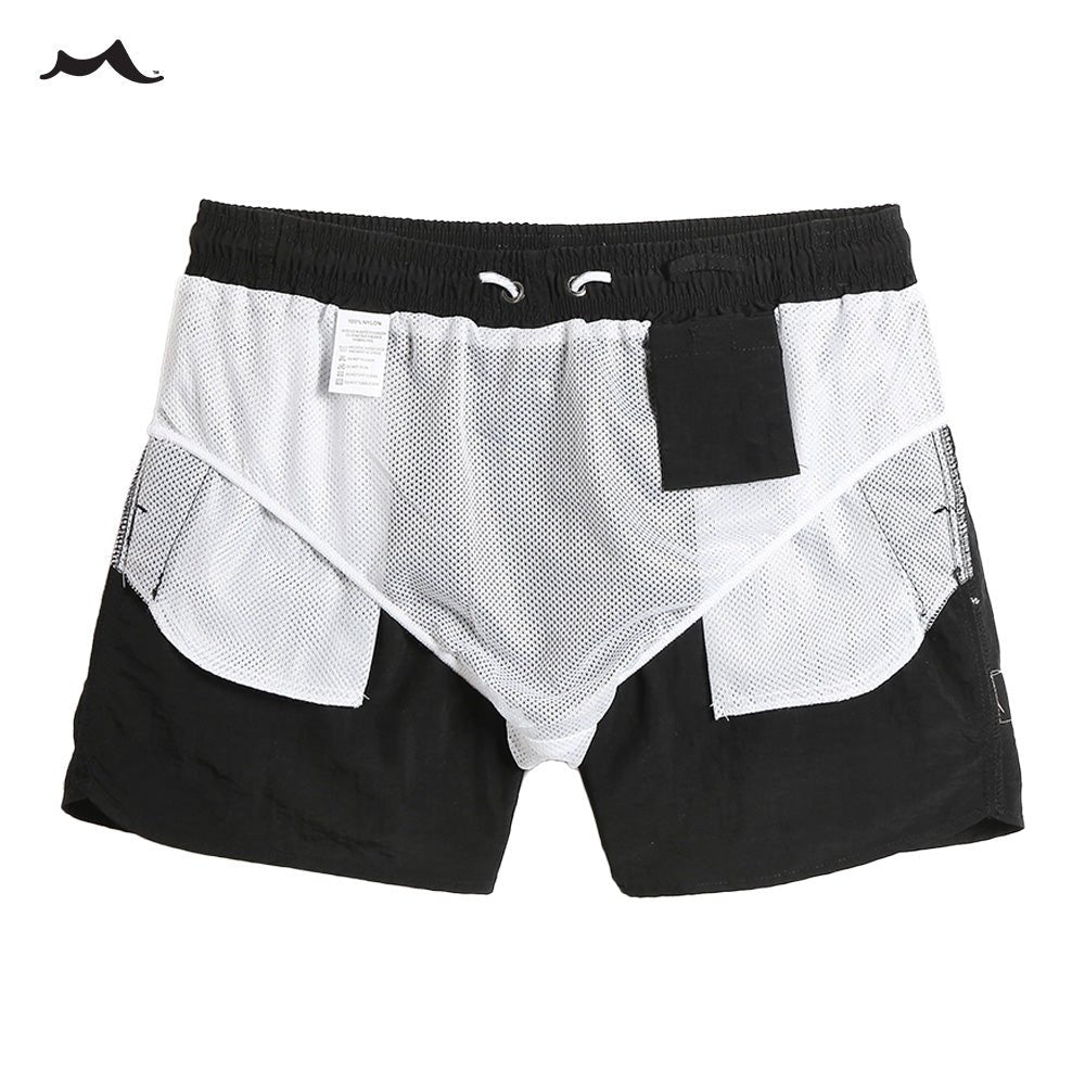 Mens Swim Trunks 4.5" with Mesh Lining Quick Dry Bathing Suits for Men Swimwear