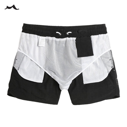 Mens Swim Trunks 4.5" with Mesh Lining Quick Dry Bathing Suits for Men Swimwear