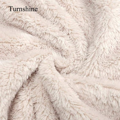 Turnshine Baby Jumpsuit Hooded Fleece Rompers Long Sleeve Onesies Outwear Outfits